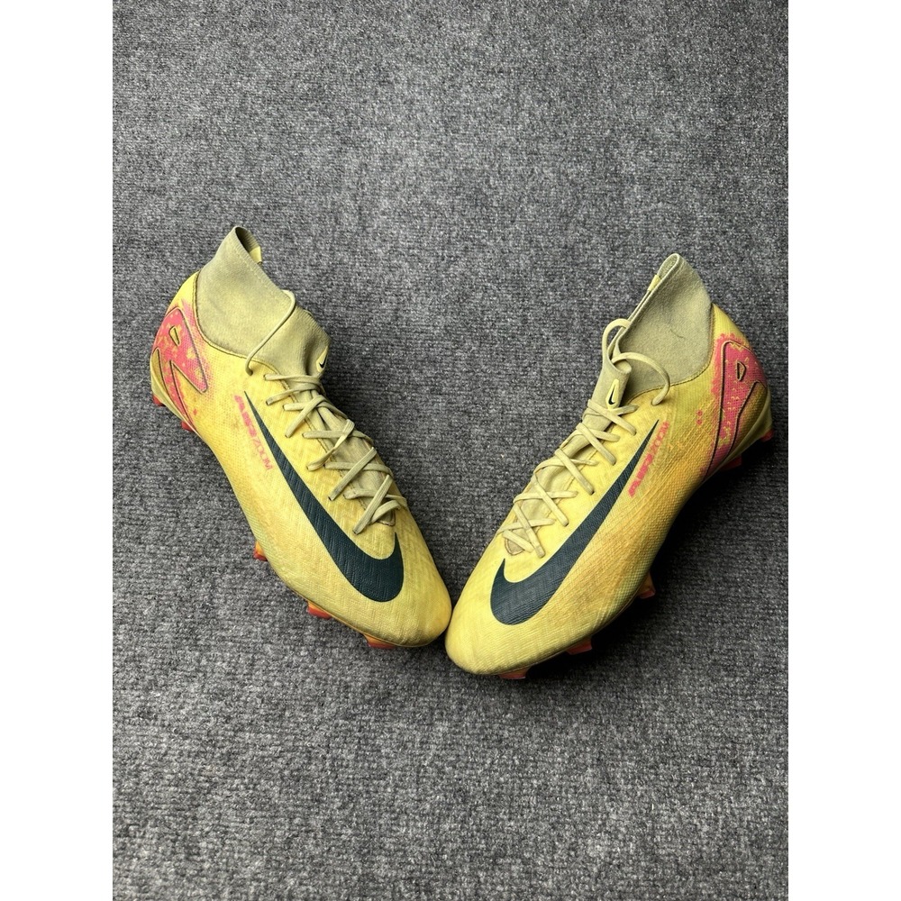 Mens Soccer Nike Mercurial Superfly 10 Academy Yellow Pink,‎ Size US 10.5